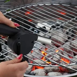 Sale Grillfläkt för att tända en öppen spis Manuell eldstadsgrill Tillbehör Till Vedeldade Kaminer & Öppna Spisar