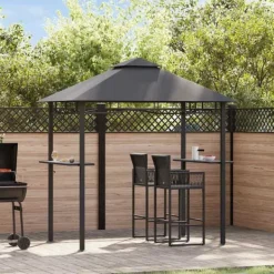 Discount Grilltält 240x150x255 cm antracit stål Tält & Lusthus