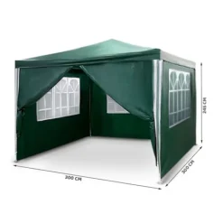 Clearance Grön trädgårdspaviljong 3x3m 4935 Tält & Lusthus