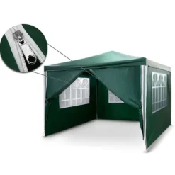 Clearance Grön trädgårdspaviljong 3x3m 4935 Tält & Lusthus