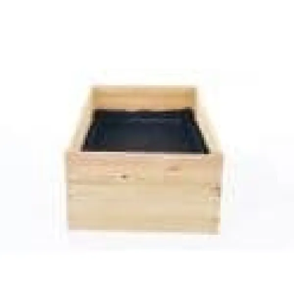 Discount Grönsaksträdgårdslåda - avelslåda - 120x80x18 cm - trä - med markduk Planteringsbänkar