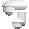 New Grothe 94532 PIR-rörelsedetektor Utanpåliggande 360 ° Relä Vit IP55 Rörelsedetektorer