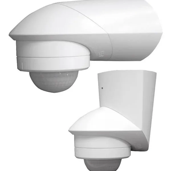 New Grothe 94532 PIR-rörelsedetektor Utanpåliggande 360 ° Relä Vit IP55 Rörelsedetektorer