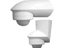 Grothe 94530 Väggrörelsesensor Ytmonterad 120° Relä Vit IP55