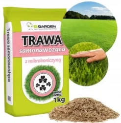 Sale Gräs 1kg Självgödsande med mikroklöver Torktålig dekorativ 40m2 Fröer & Lökar