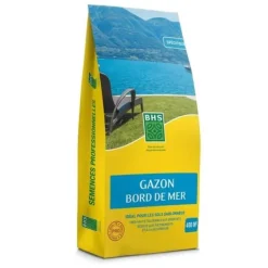 Hot Gräsmatta - BHS - Gräsmatta vid havet 10kg | Motståndskraftig mot vind, torka, salthalt | Vacker sommargräsmatta, estetisk och robust. Jord & Sand