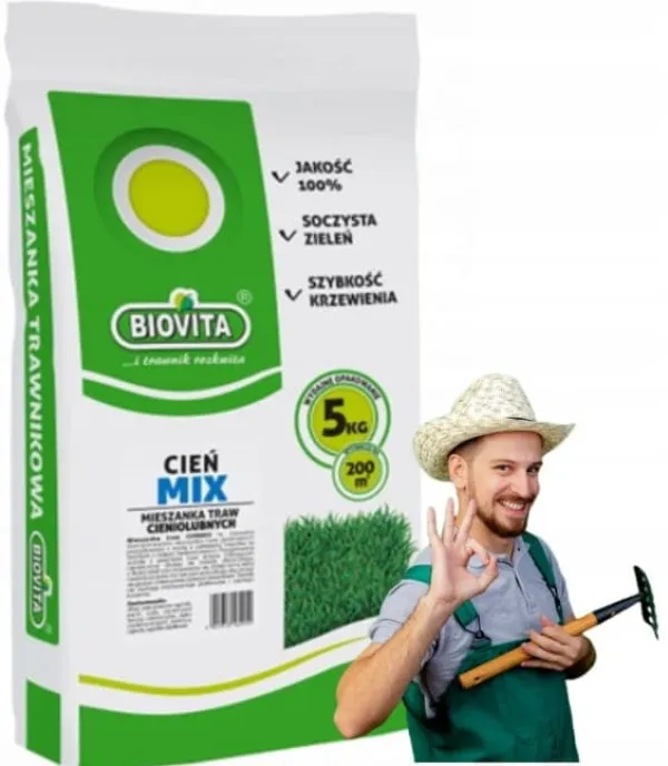 Gräsmatta Cieńmix 5 kg För mörka gräsmattor