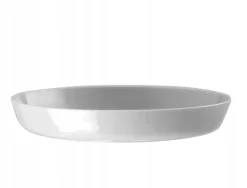 Clearance Grått plastfat i blomkruka Cristal 15,5 cm Krukor & Växtbehållare