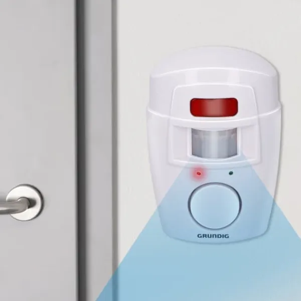 Grundig Rörelsedetektor med larm inklusive fjärrkontroll