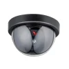 Grundig säkerhetskamera-attrapp med blinkande LED-ljus