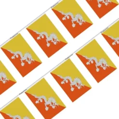 Best Guirlande Flagga Bhutan 100 stycken 14 x 21 cm Flaggor & Vindstrutar