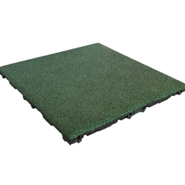 Gummiplatta 45mm - 50x50 cm - Grön