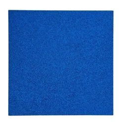 Gummiplatta 45mm Blå - 50x50cm - hålanslutning