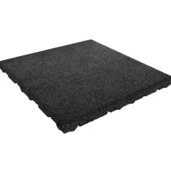 Outlet Gummiplattor 55 mm - 50 x 50 cm - Svart Trädgårdsprydnader