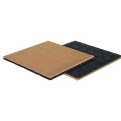 Gummiplattor 50 x 50 cm - 45 mm tjocka - UV-beständiga - Beige