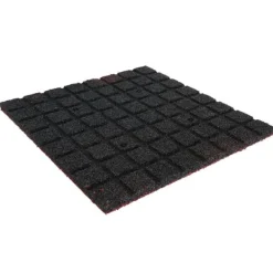 Gummiplattor 25mm - 50x50 cm - Röd