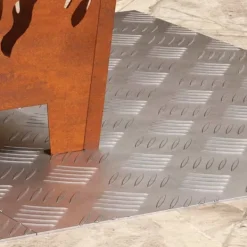 Halkfria Aluminium Checker Plates 2 st - Säkra och stiliga trapsteg | Storlek: 70x50 cm