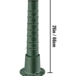 Handvattenpumpstativ, 22,86x22,86x66 cm, Grön, Gjutjärn Fontäner & Dammar