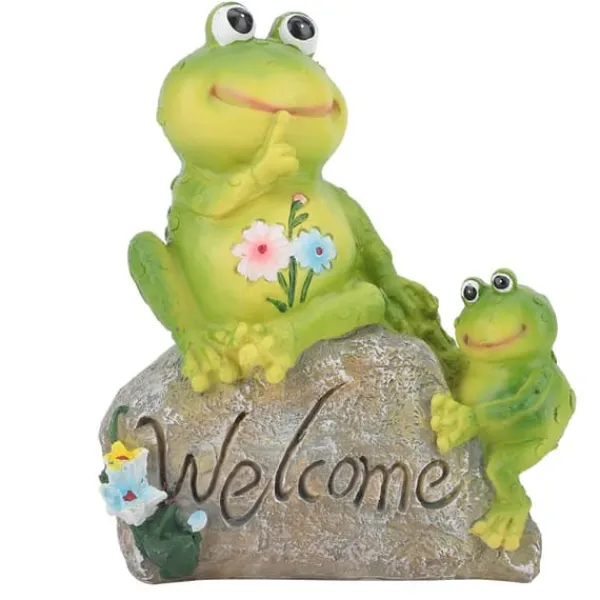 Hartsdjur Sittande Stenfigur Dekoration Gräsmatta Trädgård Innergård Ornament