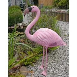 New Hartsflamingo - Höjd 88 cm - UBBINK trädgårdsdekoration Trädgårdsprydnader