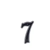Haushalt Blastic House Number 7 150Mm Black