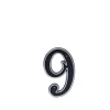 Haushalt Blastic House Number 9 150Mm Black