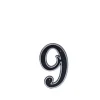 Haushalt Blastic House Number 9 150Mm Black