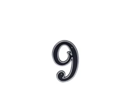 Haushalt Blastic House Number 9 150Mm Black