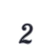 Online Haushalt Blastic House Number 2 150Mm Black Adresskyltar & Husnummer