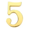 Hot Haushalt Door Number 5 Gp-5 45Mm Gold Adresskyltar & Husnummer