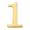 Hot Haushalt Door Number 1 Gp-1 45Mm Gold Adresskyltar & Husnummer