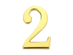 Sale Haushalt Door Number 2 Gp-2 45Mm Gold Adresskyltar & Husnummer