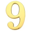 Discount Haushalt Door Number 9 Gp-9 45Mm Gold Adresskyltar & Husnummer