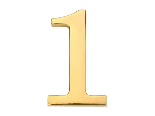 Sale Haushalt Door Number 1 Gp-1 45Mm Gold Adresskyltar & Husnummer