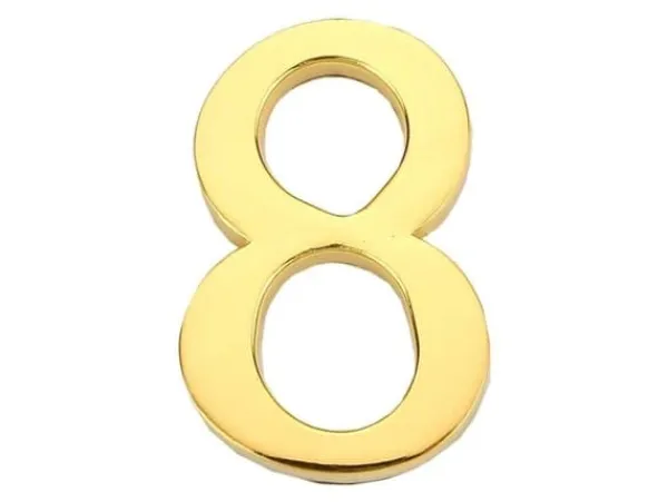 Best Haushalt Door Number 8 Gp-8 45Mm Gold Adresskyltar & Husnummer