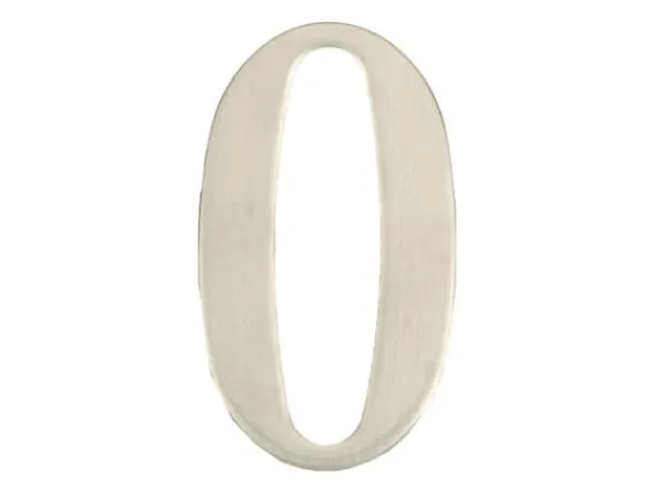 Online Haushalt Door Number 0 Ss-0 62Mm Stainless Ste Adresskyltar & Husnummer