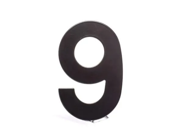 Best Haushalt House Number 9 Mb-9 145Mm Black Adresskyltar & Husnummer