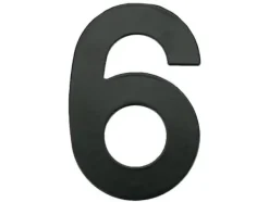 Haushalt House Number 6 Mb-6 145Mm Black