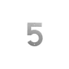 Haushalt House Number Stainless Steel Ss-5 145Mm