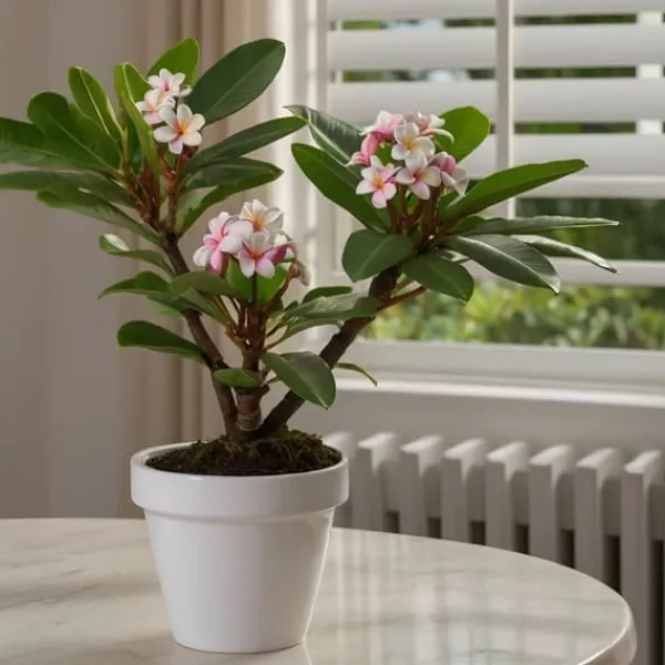 Hawaiiansk frangipani - Plumeria rubra - Höjd 45-55cm - ⌀17cm