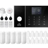Hemlarmssystem, Smarta Hem-integration, Trådlös Säkerhetslösning,4G WiFi Kit F, EU Kontakt