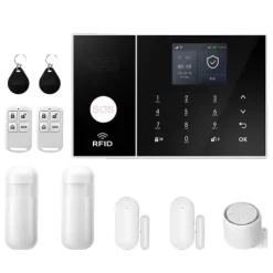 Hemlarmssystem, Smarta Hem-integration, Realtidsaviseringar,2G GSM WiFi Kit B, EU Kontakt