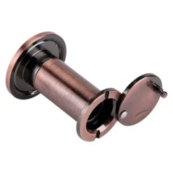 Hemsäkerhet Optisk Glas Vidvinkel Dörrkikare Dörrkikare (Röd Brons)