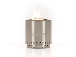 Online herQs Smokeless FirePit - Cozy - Silver Öppna Spisar