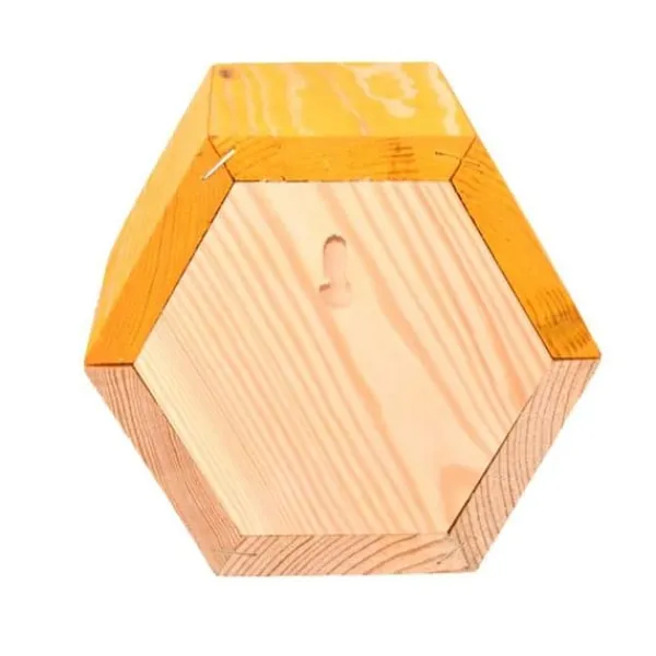 Hexagonal biodla - L 14,6 x l 14,8 x H 12,8 cm