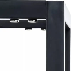 Hilta Metal Log Holder with Wheels, Black, 25x40x100 cm