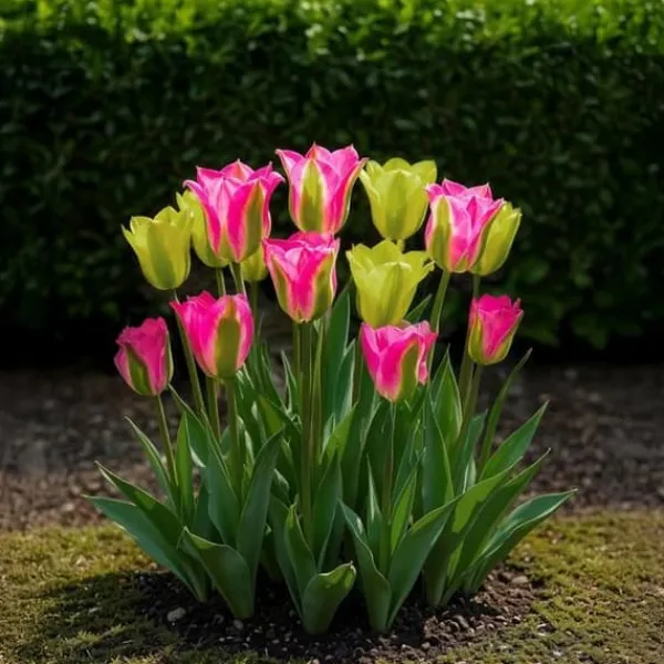 Discount Hjärta av exotism blomlökar - Tulpaner Tulipa Strawberry Lemonade (12 stycken) diameter 11-12cm Blommor