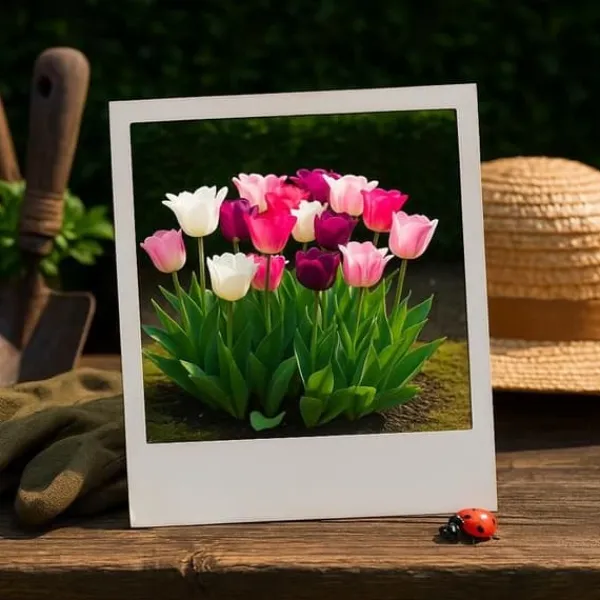 Hot Hjärta av exotism blomsterlökar - Tulpaner Tulipa Pastel Mix (12 stycken) diameter 11-12cm Fröer & Lökar