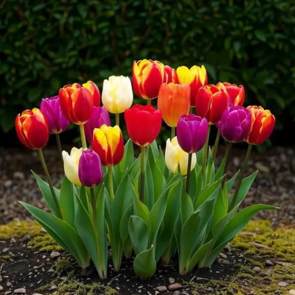 Best Hjärta av exotism blomsterlökar - Tulpaner Tulipa Triumph Mix (15 stycken) diameter 11-12cm Blommor