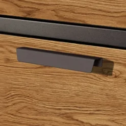 Best Hållbar antracitfärgad brevlåda i stål med trälook, säker paketinkast och väderbeständig design Postlådor & Brevlådor